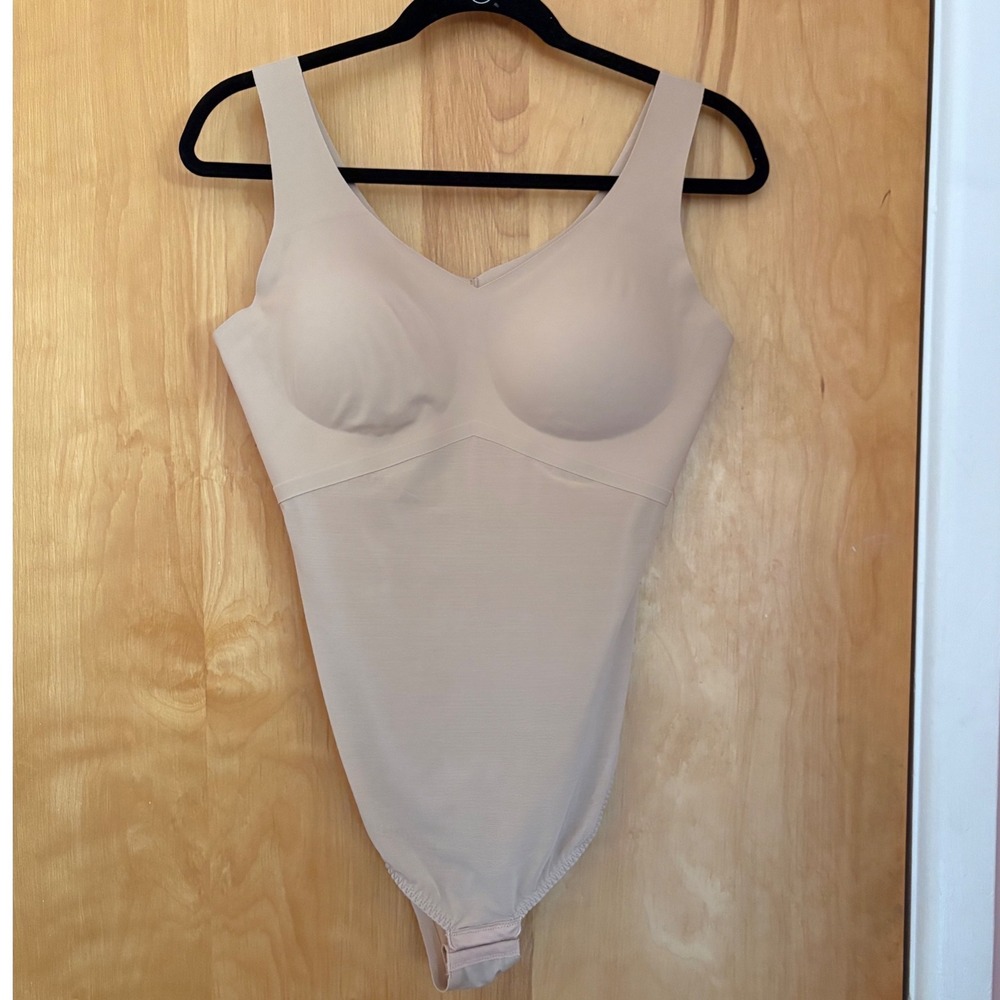 Honeylove Liftwear Tank Bodysuit Womens XL Sand EUC - Picture 3 of 6